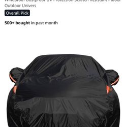 Full Car Covers for Sedan, Car Cover Waterproof All Weather Windproof Dustproof UV Protection Scratch Resistant Indoor Outdoor
