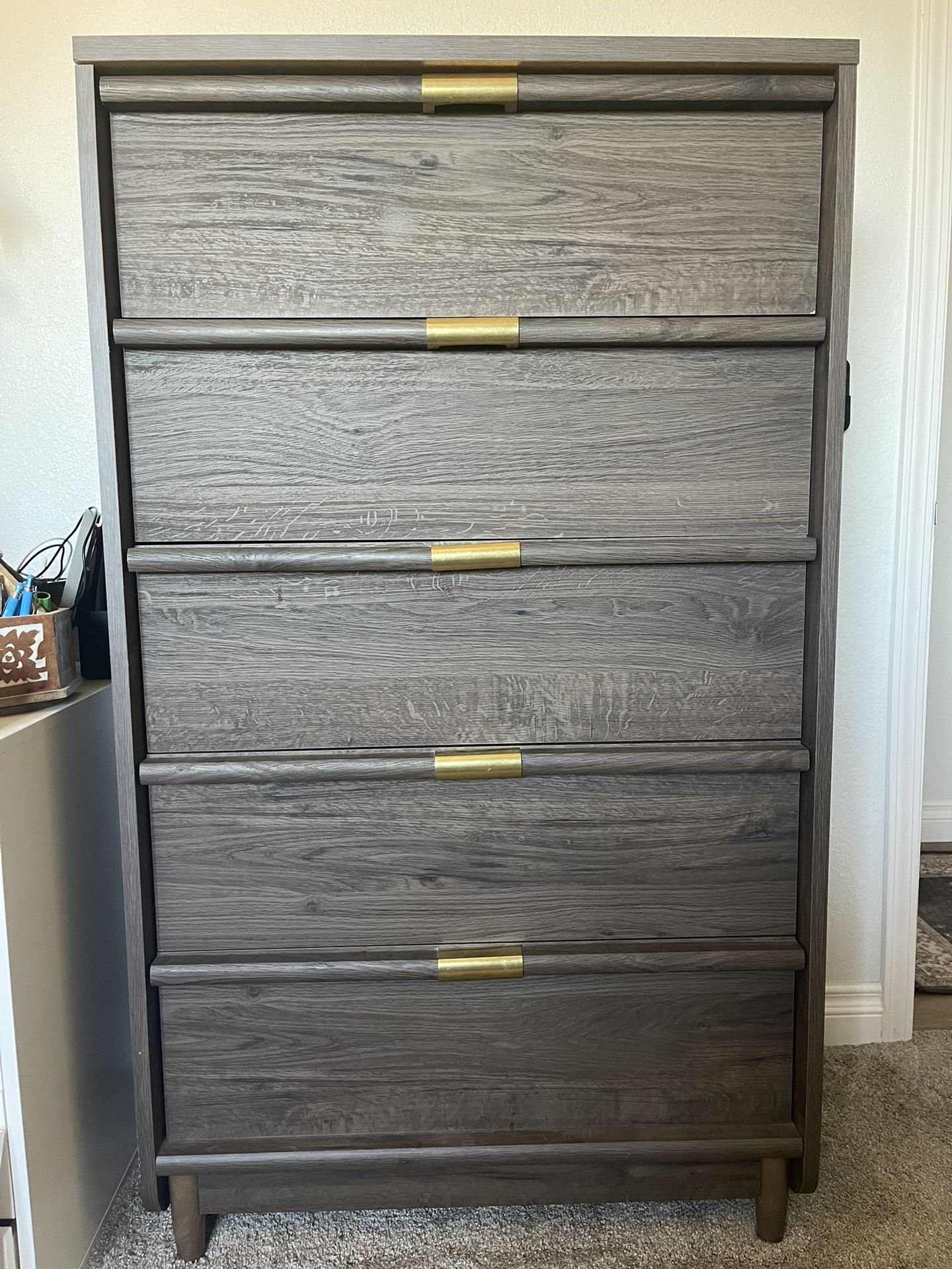 5 Draw Tall Dresser