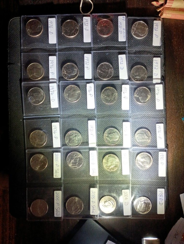 24 Kennedy Half Dollars