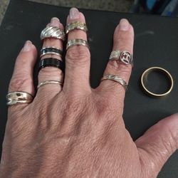 Stainless Steel Rings $5