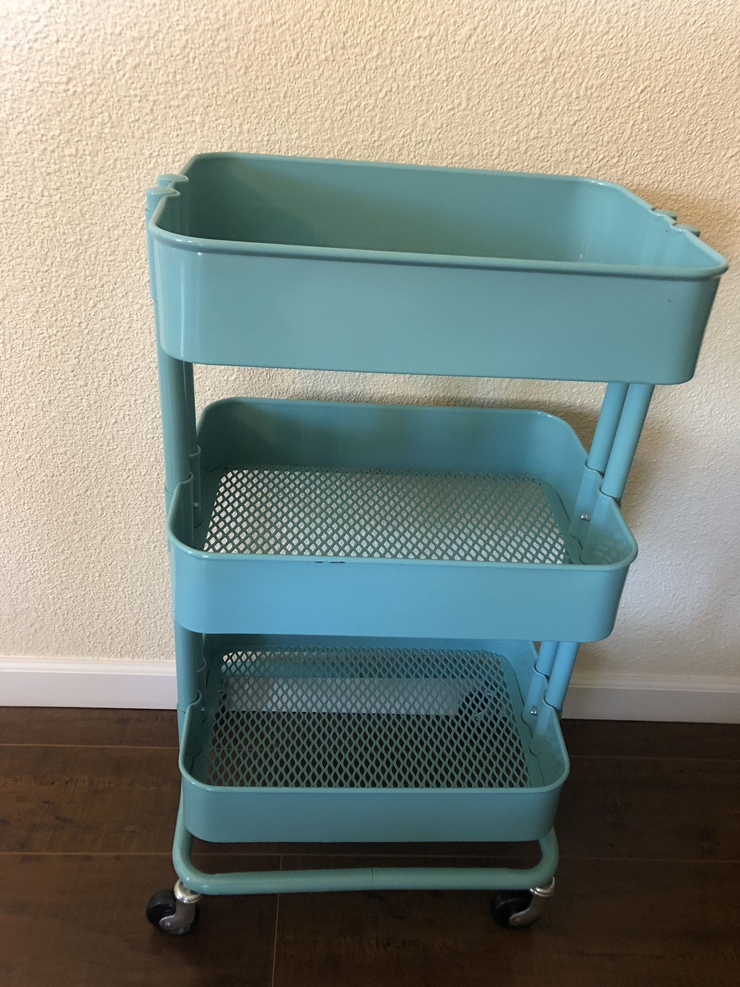 IKEA RASKOG Utility Cart (Aqua)