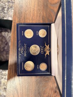 Gold plated coins