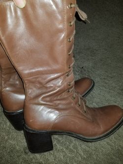 Used Pazzo Fennell leather boots size 6M