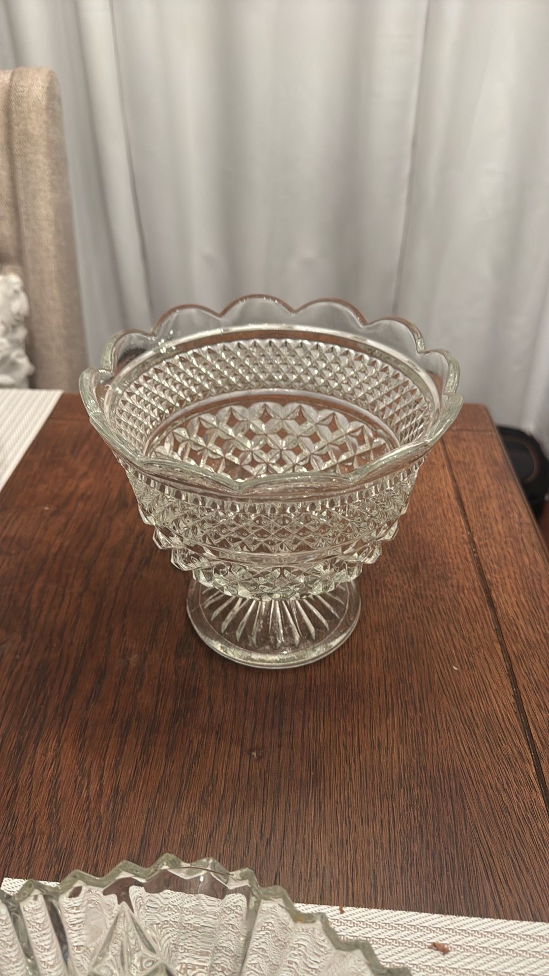 Gorgeous glass serving dish