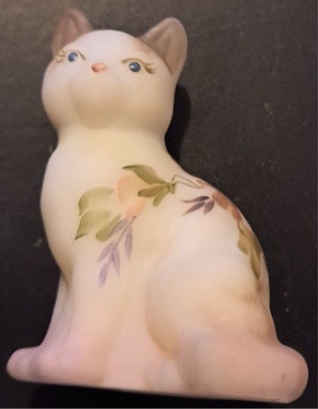 Fenton Burmese Cat figurine