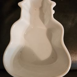 Nantucket Pottery Snowman Cooking Dish /Serving Dish/ Cookware 7.5" Tall


