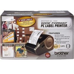 THERMAL PRINTER BROTHER QL - 1050 SERIES  4" Wide Format High Speed