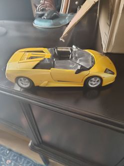 Yellow Lamborghini Murcielago Die-Cast Model Car