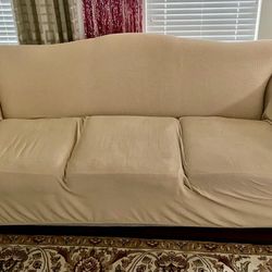 Sofa And Love Seat For Sale With Free Covers