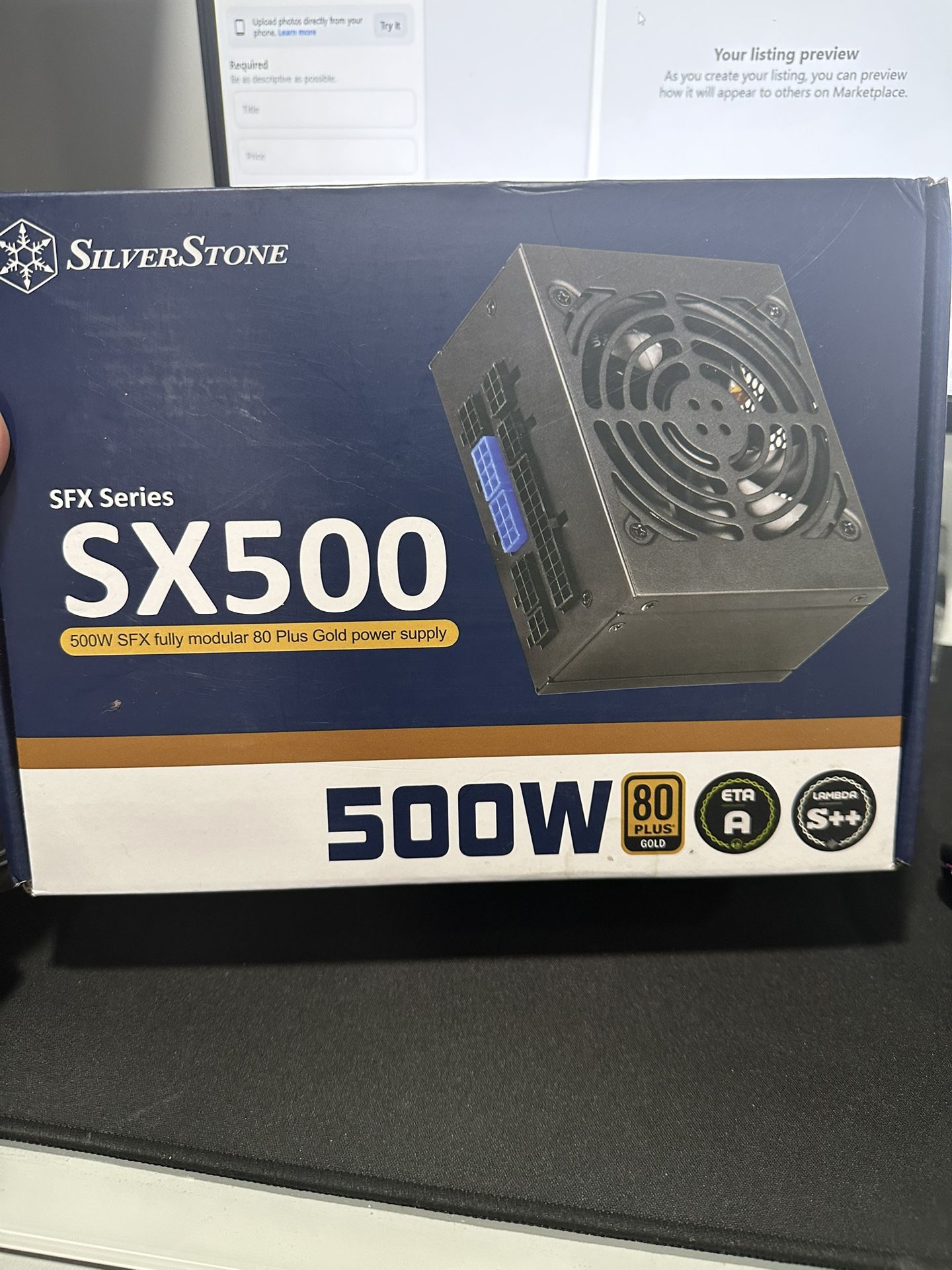 SilverStone Technology SX500-G 500W SFX Fully Modular 80 Plus Gold Power Supply