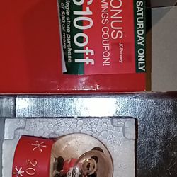 2007 JC Penny Mini Mickey Mouse Christmas Globe For Sale