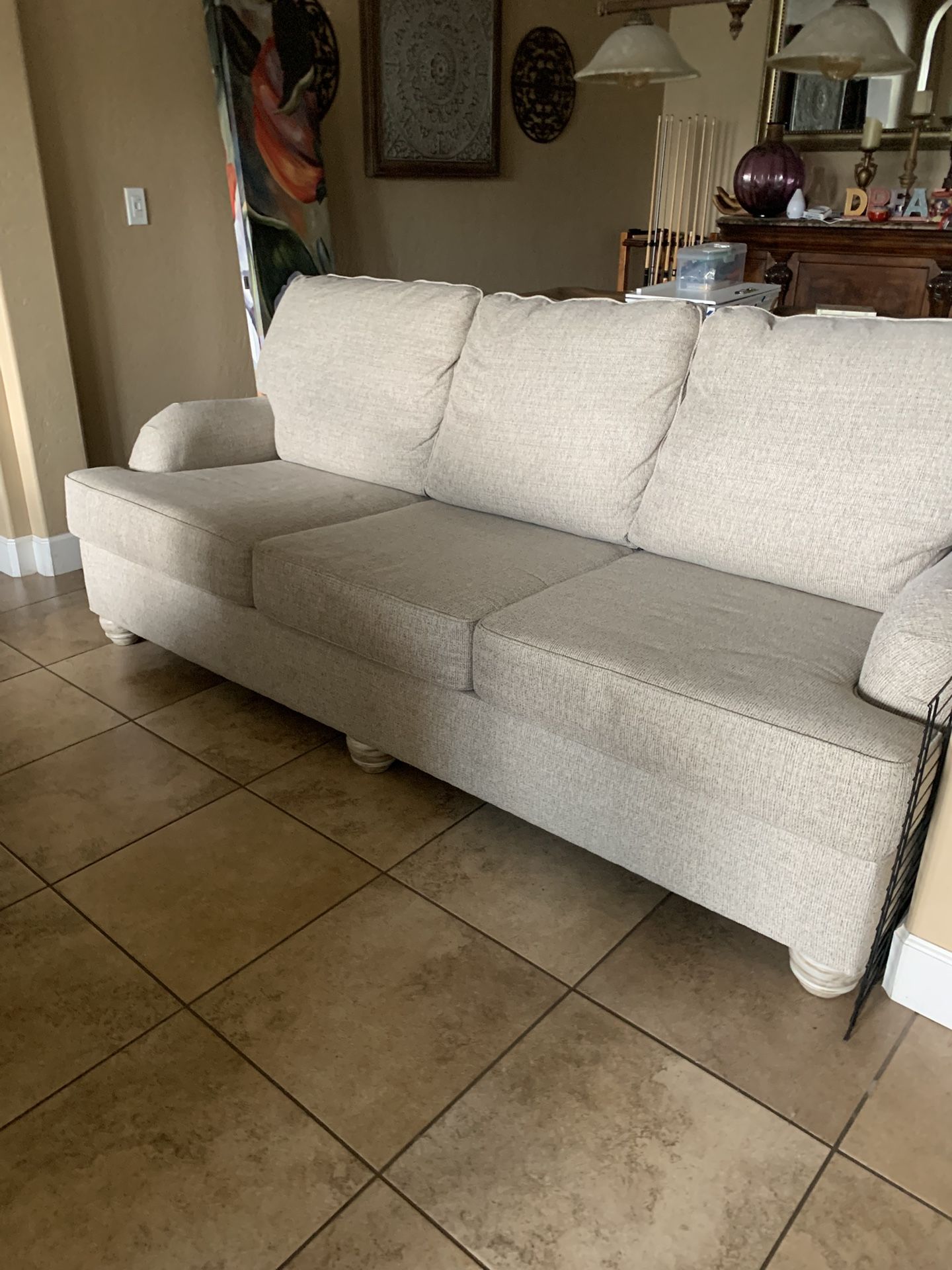 Sofa and loveseat
