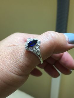 Size 10 sterling silver ring