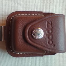Leather Zippo Lighter Case