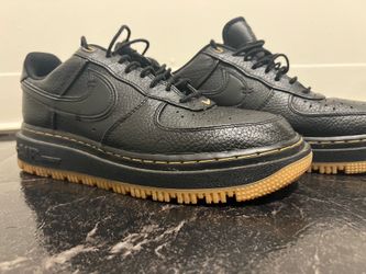 Nike Air Force 1 Low – Black w/ Gum Sole 8.0