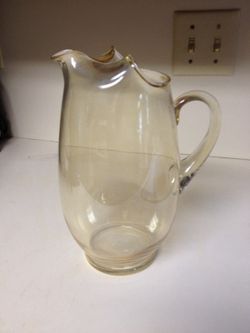 Antique/Vintage Glass Pitcher Plus more