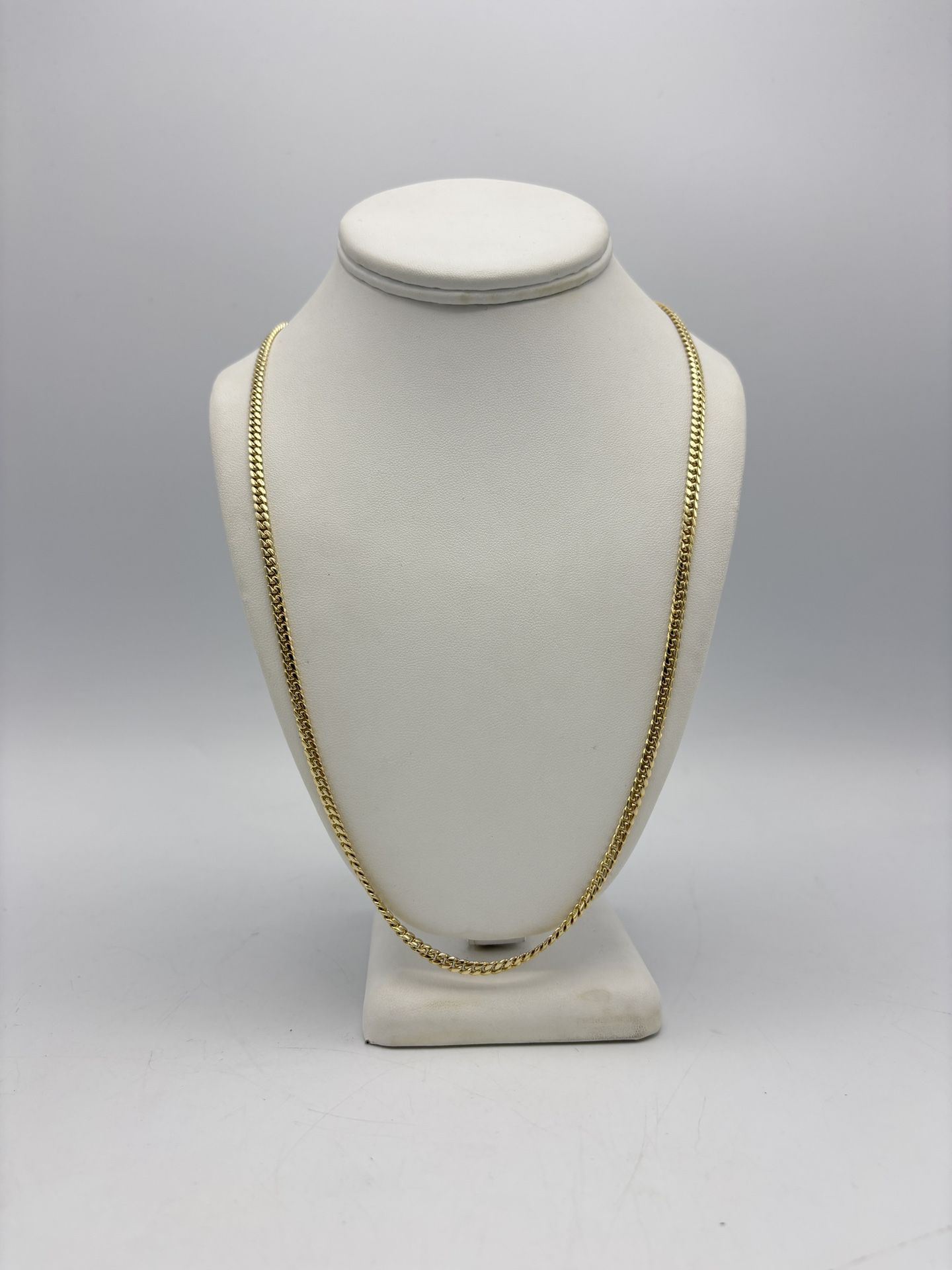 10kt Yellow Gold 30” Miami Cuban Link Chain