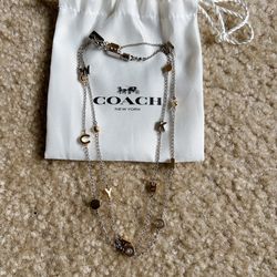 Brand New Coach Necklace 