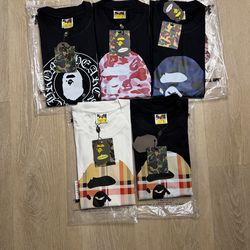 🚨SINGLES/BULK BAPE TEES🚨