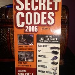 Secret Code Book For Video Game Strategies