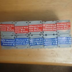 (10) BU Westward Nickel Series Rolls