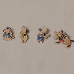 Disney Three Little Pigs & Wolf Pin Set