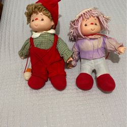 Hand Made Vintage Clown Dolls