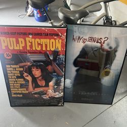 Pulp Fiction And Batman Movie Poster 