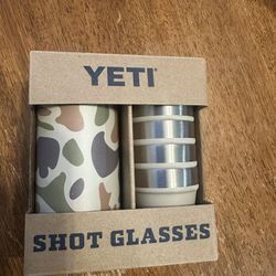 Yeti Shot Glass Tan Camo