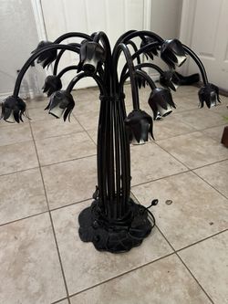 Vintage 15 Arm Lily Lamp