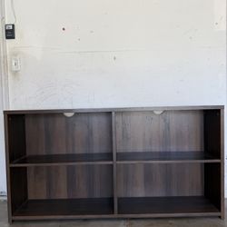 TV stand with shelving