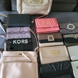 A Variaty Of Wallets & Purses Bebe ,coach Etc