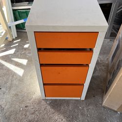 4 drawer storage cabinet