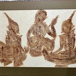 Unframed Thai Temple rubbing