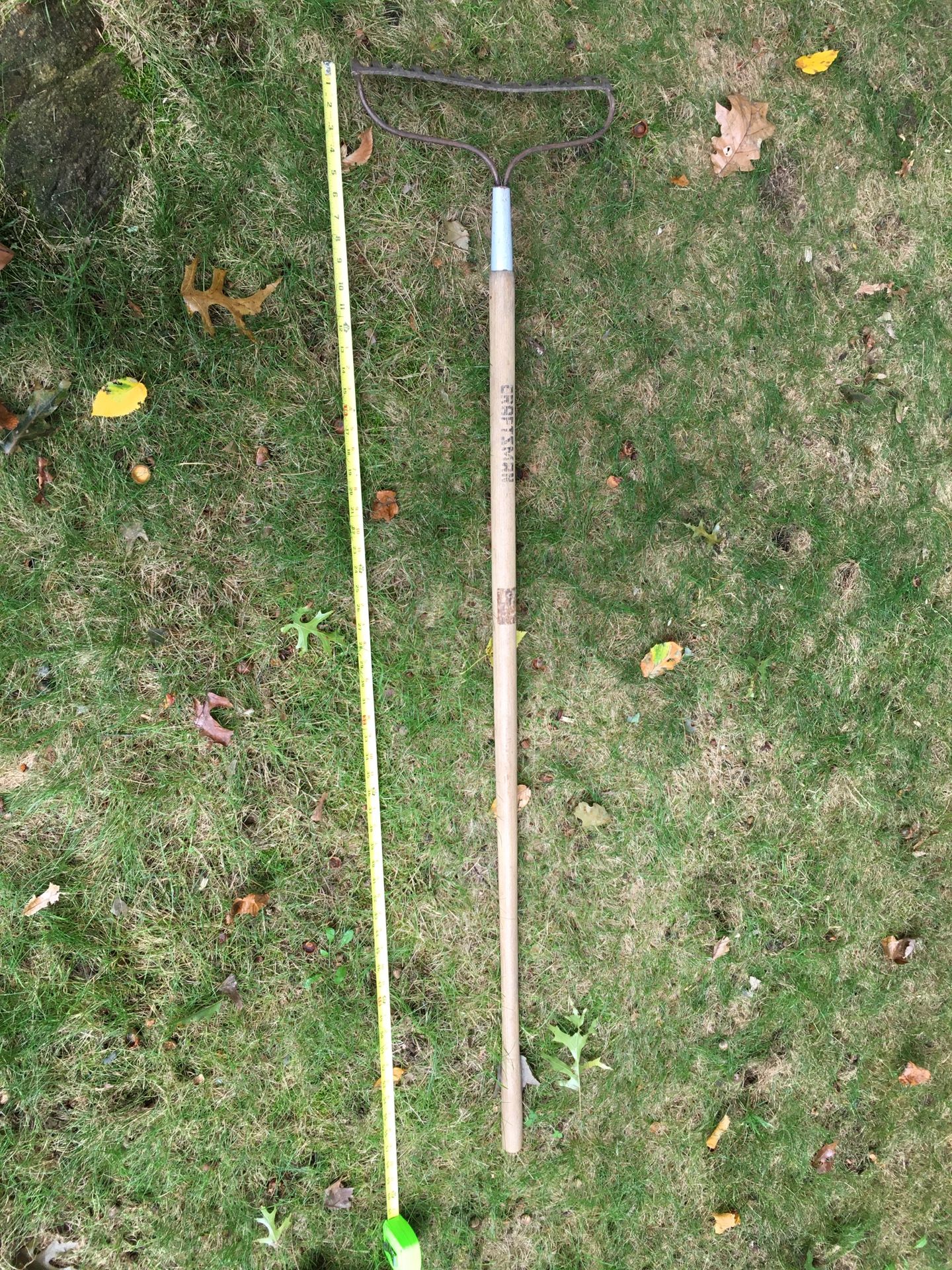 Craftsman Wooden-Handle Steel Head Rake