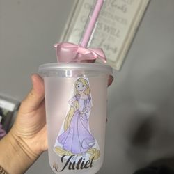 Disney Princess Customized Cups Princess Party Favors Ariel Princess Snow White 
