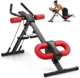 MERACH Ab Machine, Adjustable Abs Workout at Home Gym mr2314