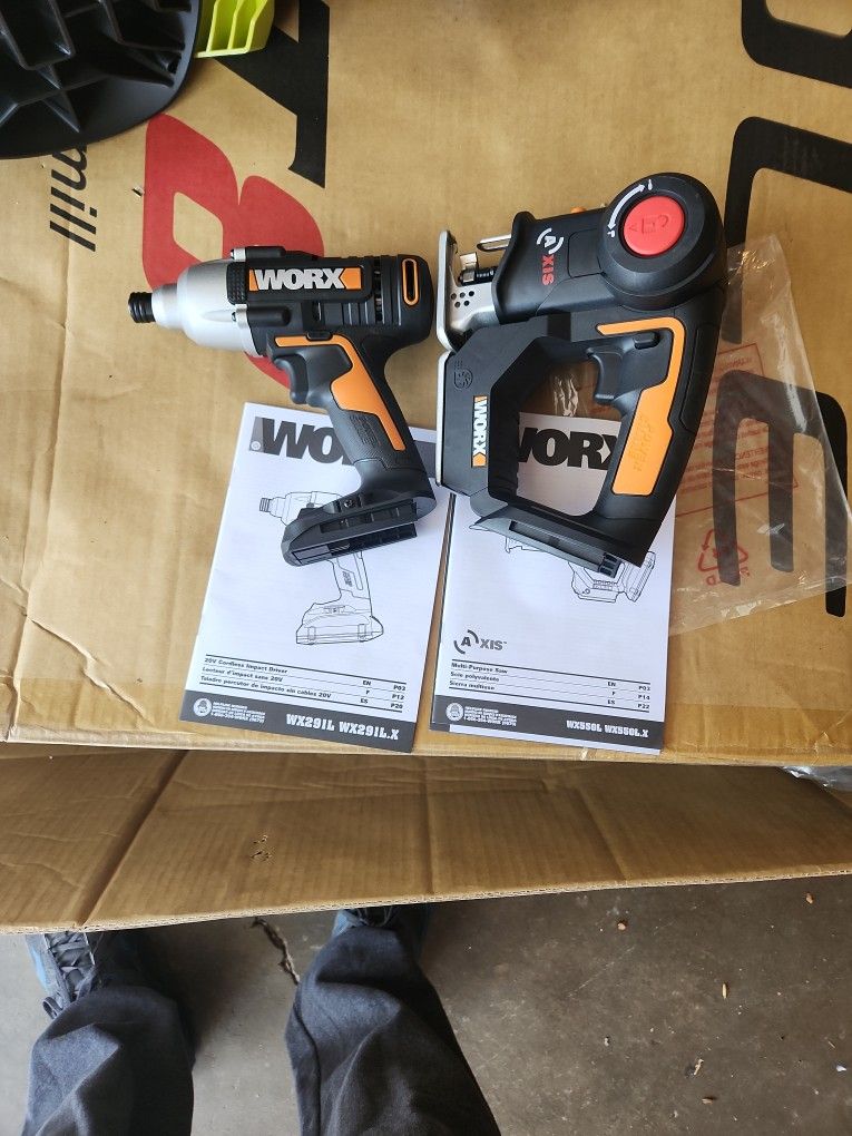 Brand New WORX DRILL IMPACT DRIVER MULTI PURPOSE JIG RECIPROCATING SAW