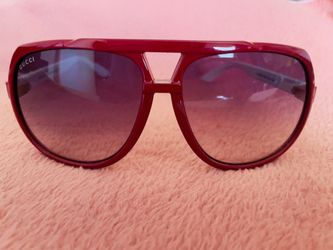 Gucci Red Sunglasses