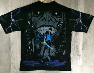 Solo Leveling Anime Graphic All Over Print Lightning T-Shirt 2XL