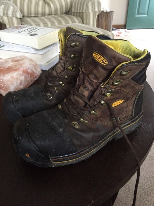 Keen Milwaukee steel toe work boots size 10