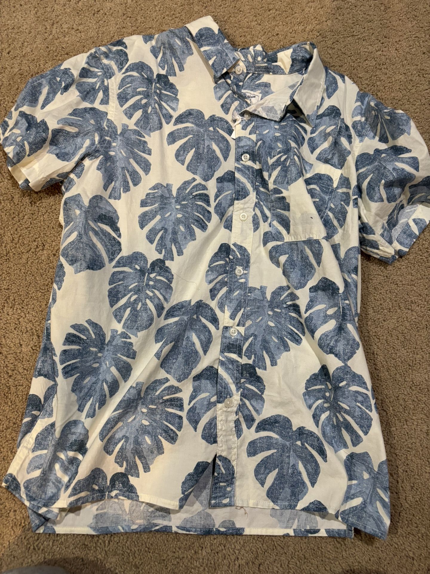 Floral Linen Polo