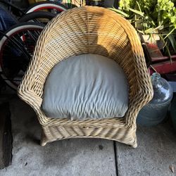 Old Wicker Chair