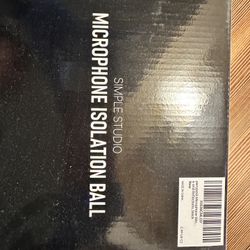 Microphone Wind Shield Pop Filter Microphone Isolation Ball, Acoustic Filter for Record Studios Mic,