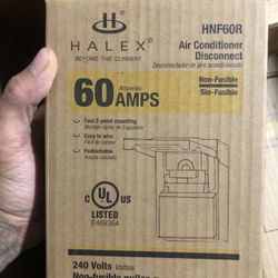 60 Amp Non Fusible Metallic Ac Disconnect 