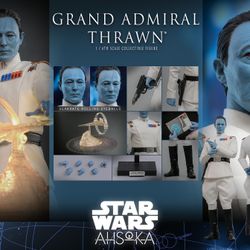 Star Wars Hot Toys Ahsoka Grand Admiral Thrawn Marvel Dc 1/6 Scale