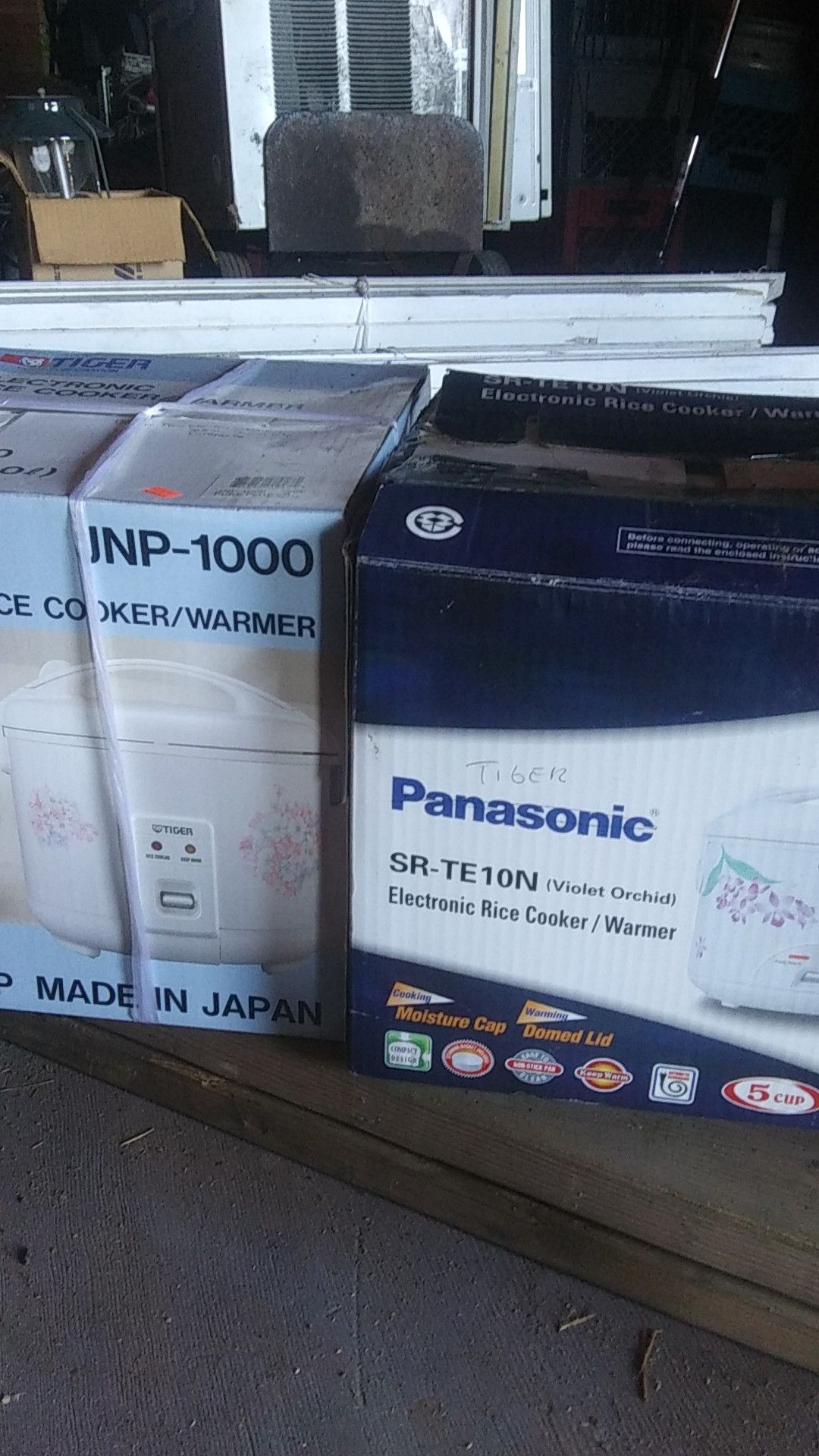 Still available, Tiger rice cookers