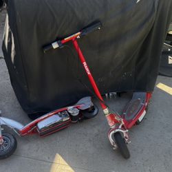 2 Kids Scooter Ev Razor E100 Electric Scooter NEEDS BATTERY 