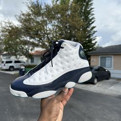 Obsidian Powder Blue Jordan 13s ( Partially Used )