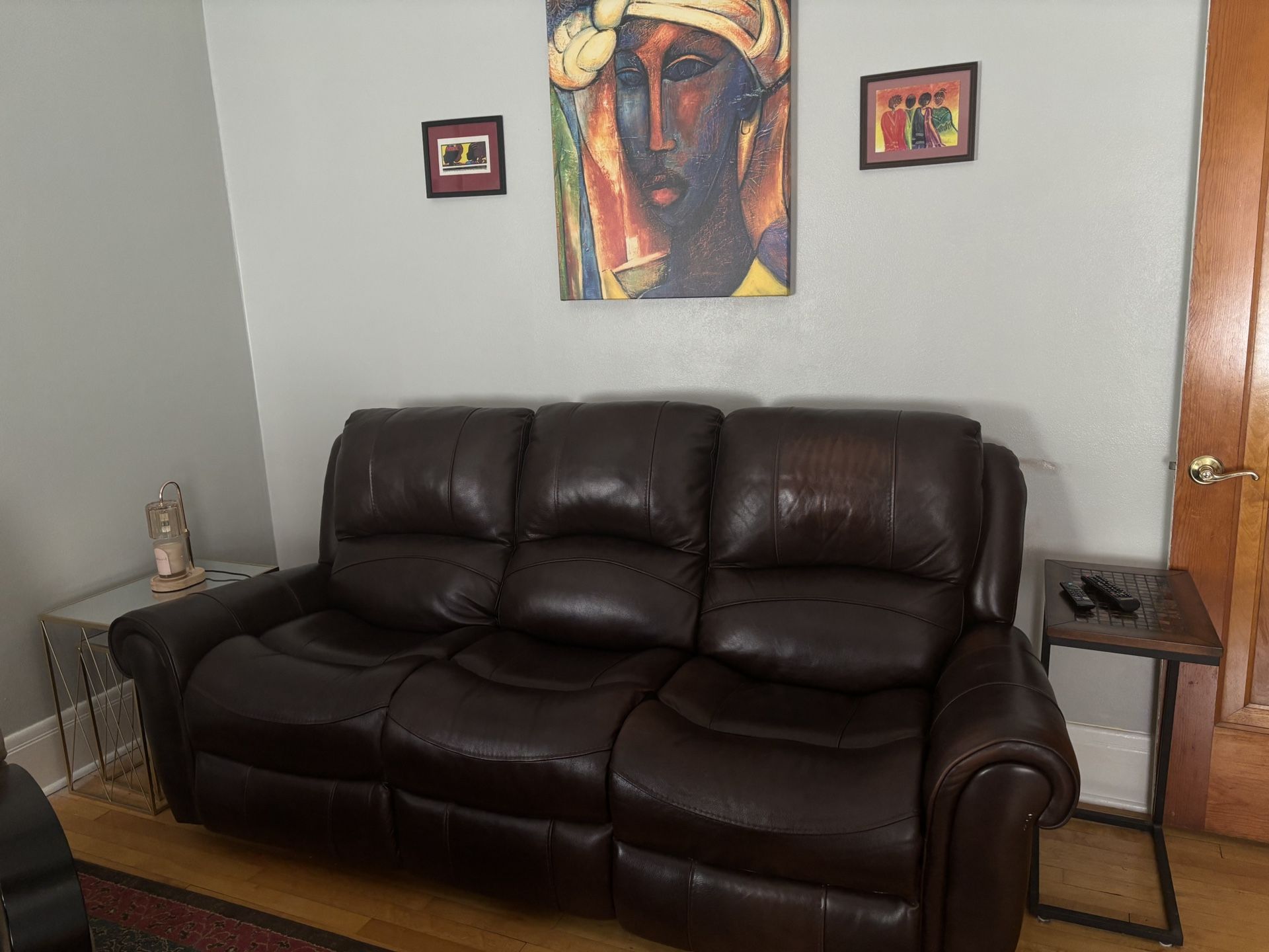 Brown Reclining Couch
